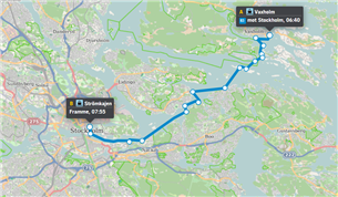 Linje 83 Vaxholm-Strömkajen